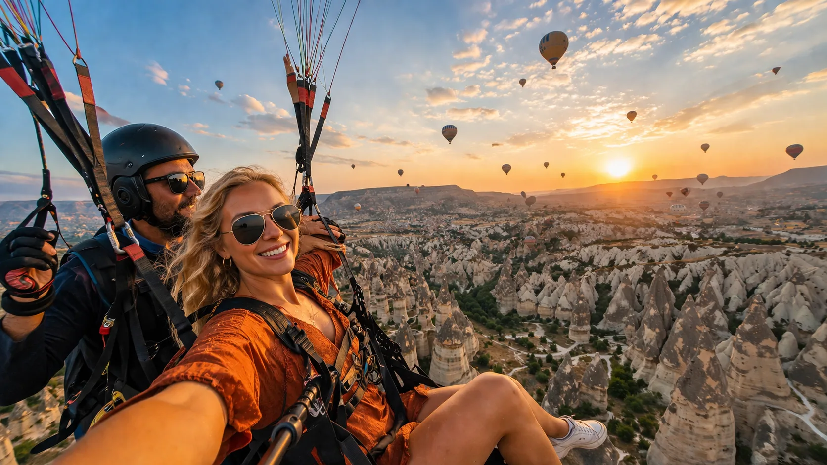 Tandem Paragliding Cappadocia | Soar Over Fairy Chimneys